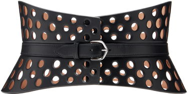 Opasok Alaïa ALAÏA Neo Bustier Leather Belt Čierna | AA1C095MCA289, 0