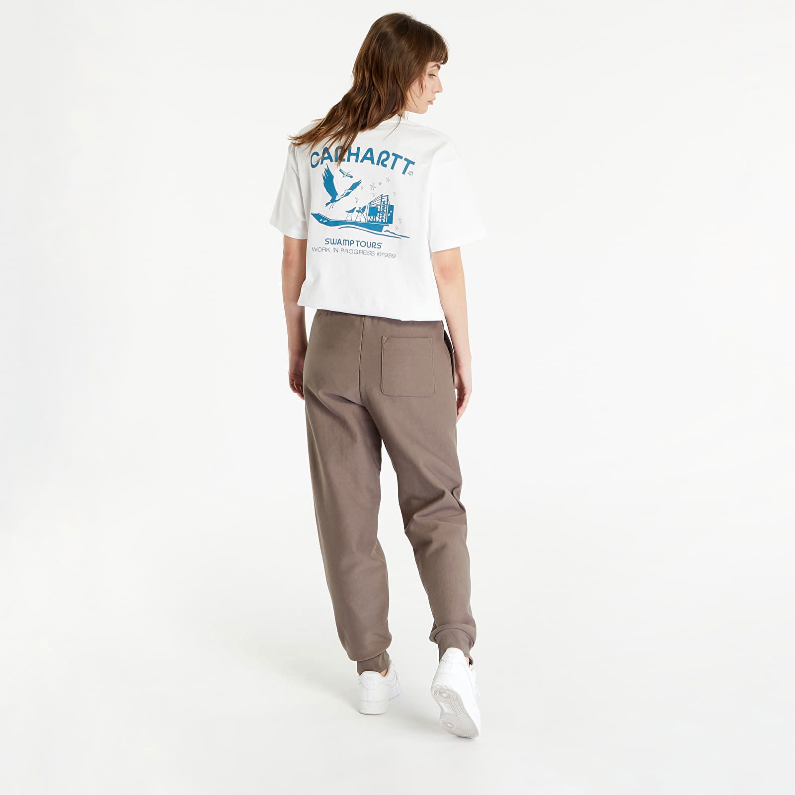 American Script Jogging Pant Brown