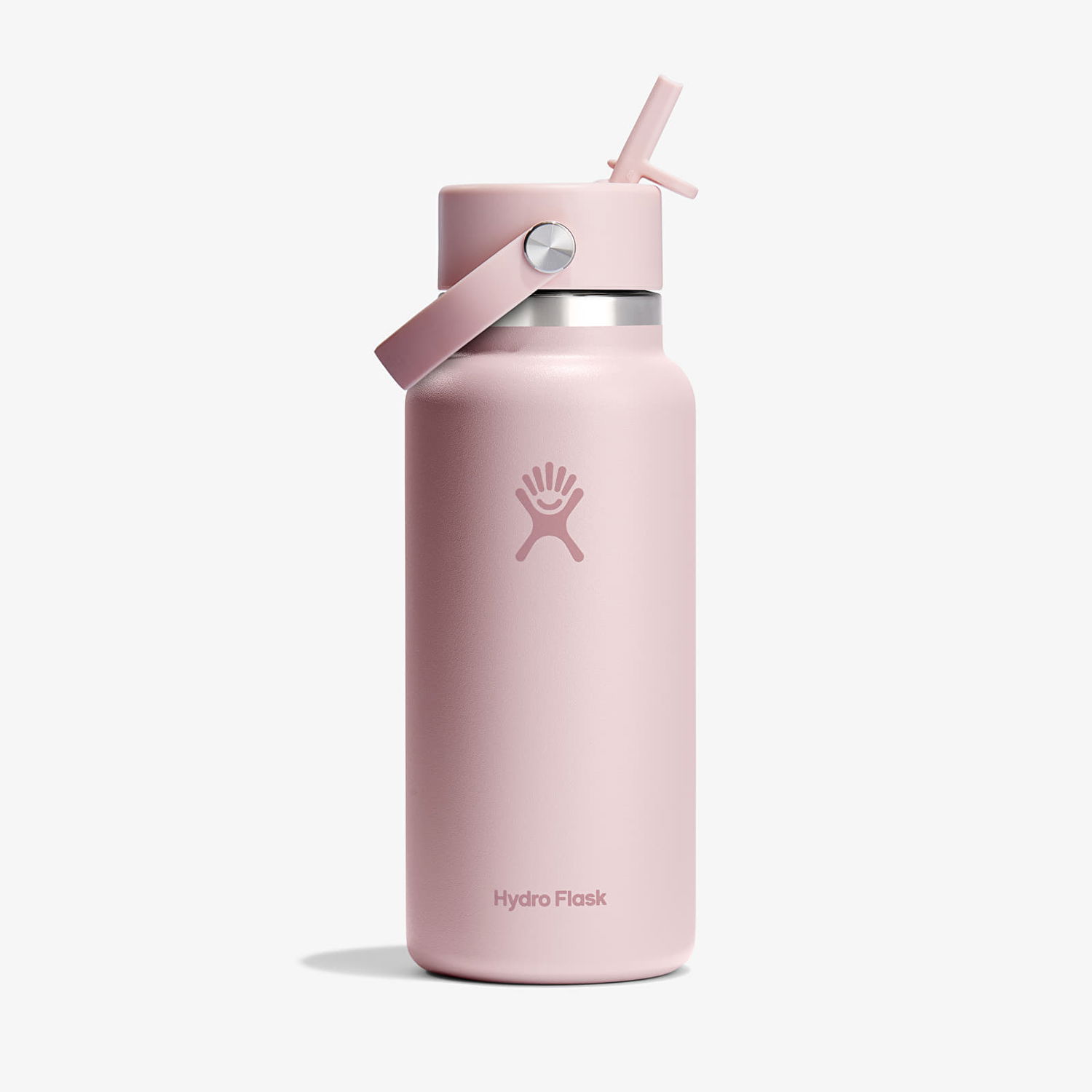 Fľaše Hydro Flask 32 oz Wide Mouth Vacuum Insulated Stainless Steel Water Bottle with Straw Lid Ružová | W32CFS678, 0