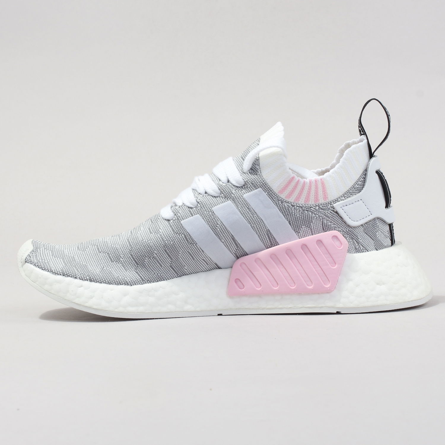 Tenisky a topánky adidas Originals NMD_R2 Primeknit "White Black Pink" W Šedá | BY9520, 0