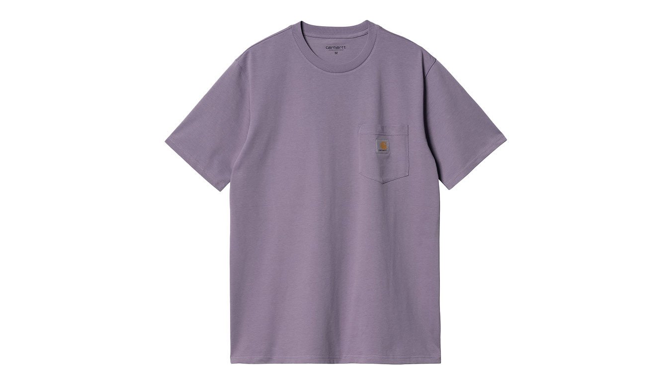 S/S Pocket T-Shirt Glassy Purple