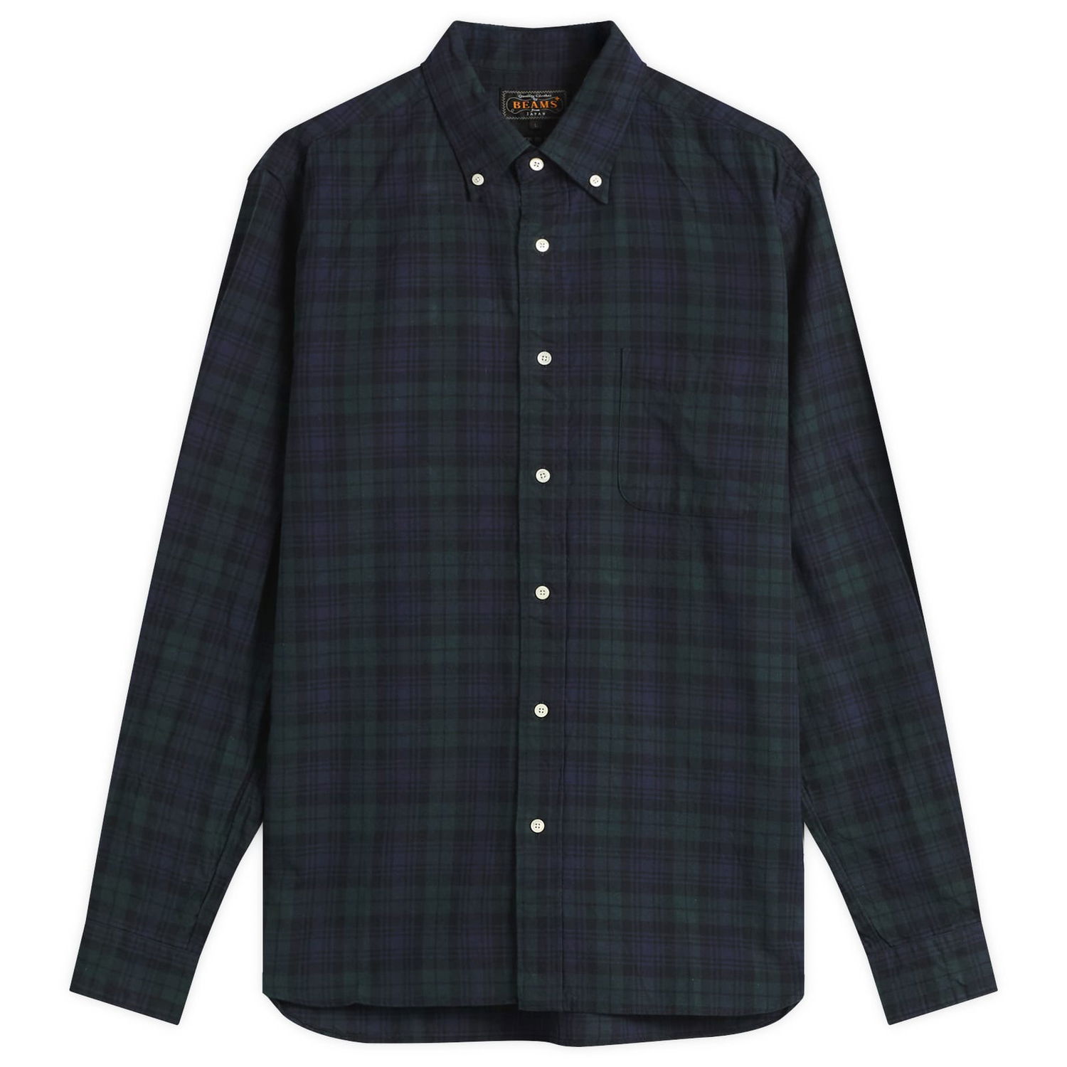 Košeľa BEAMS Button Down Shirt Black Watch Rôznofarebný | 3811-0107-139-90, 0