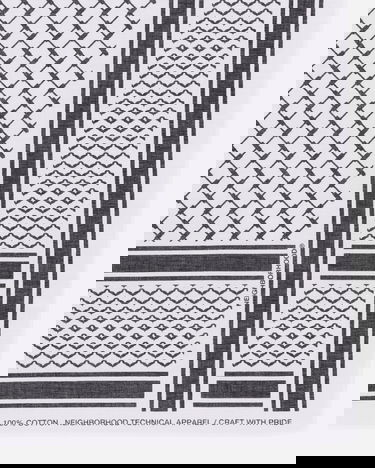 Šál Neighborhood Shemagh Patterned Bandana Čierna | 251BXNH-AC02 WH×BK, 6