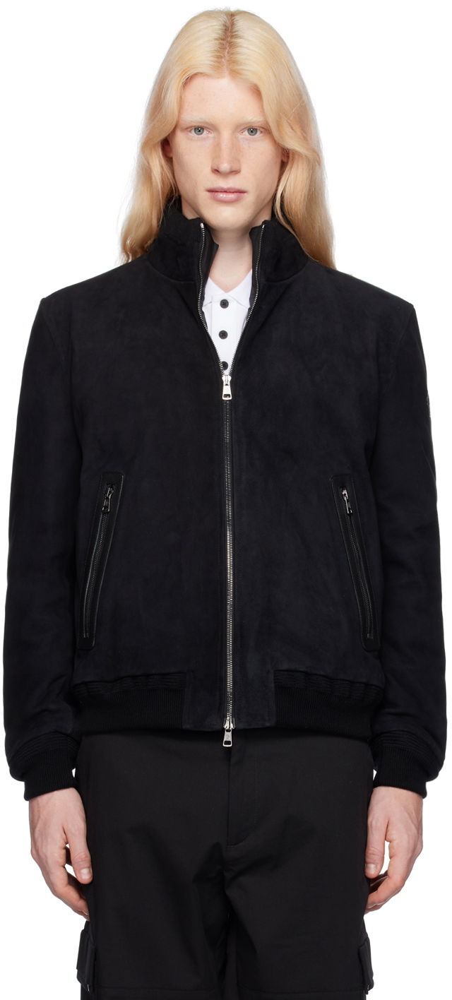 Bunda Moncler Fayal Leather Jacket & Down Vest Set Čierna | I20911A00167M2399, 0