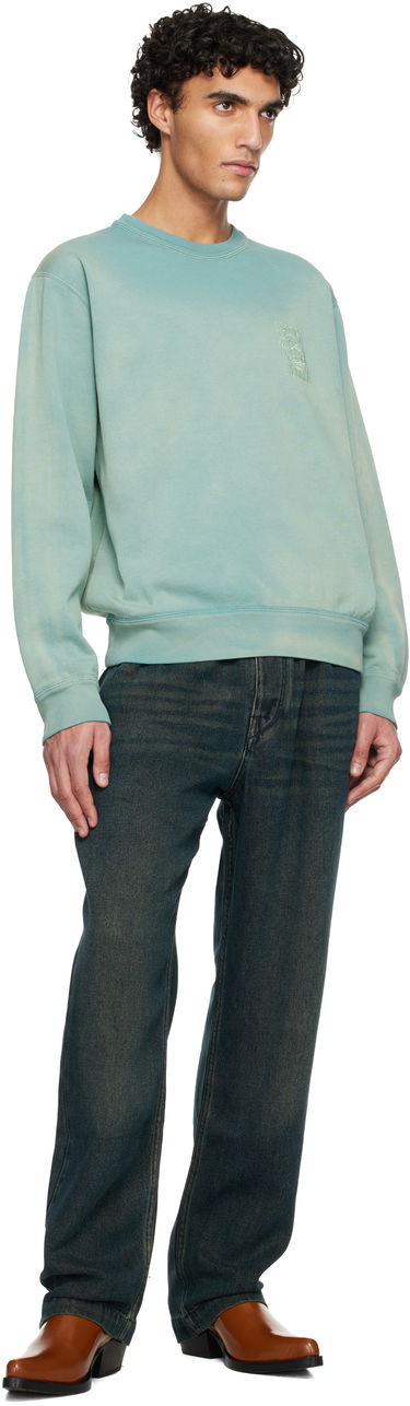 Mikina ISABEL MARANT Mikoy Sweatshirt Tyrkysová | SW0029HA-D1M04H, 3