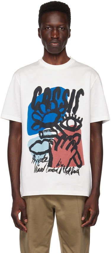 Tričko Paul Smith Paul Smith 'Cassis' Print T-Shirt Biela | M1R-919T-KP3660-01, 0