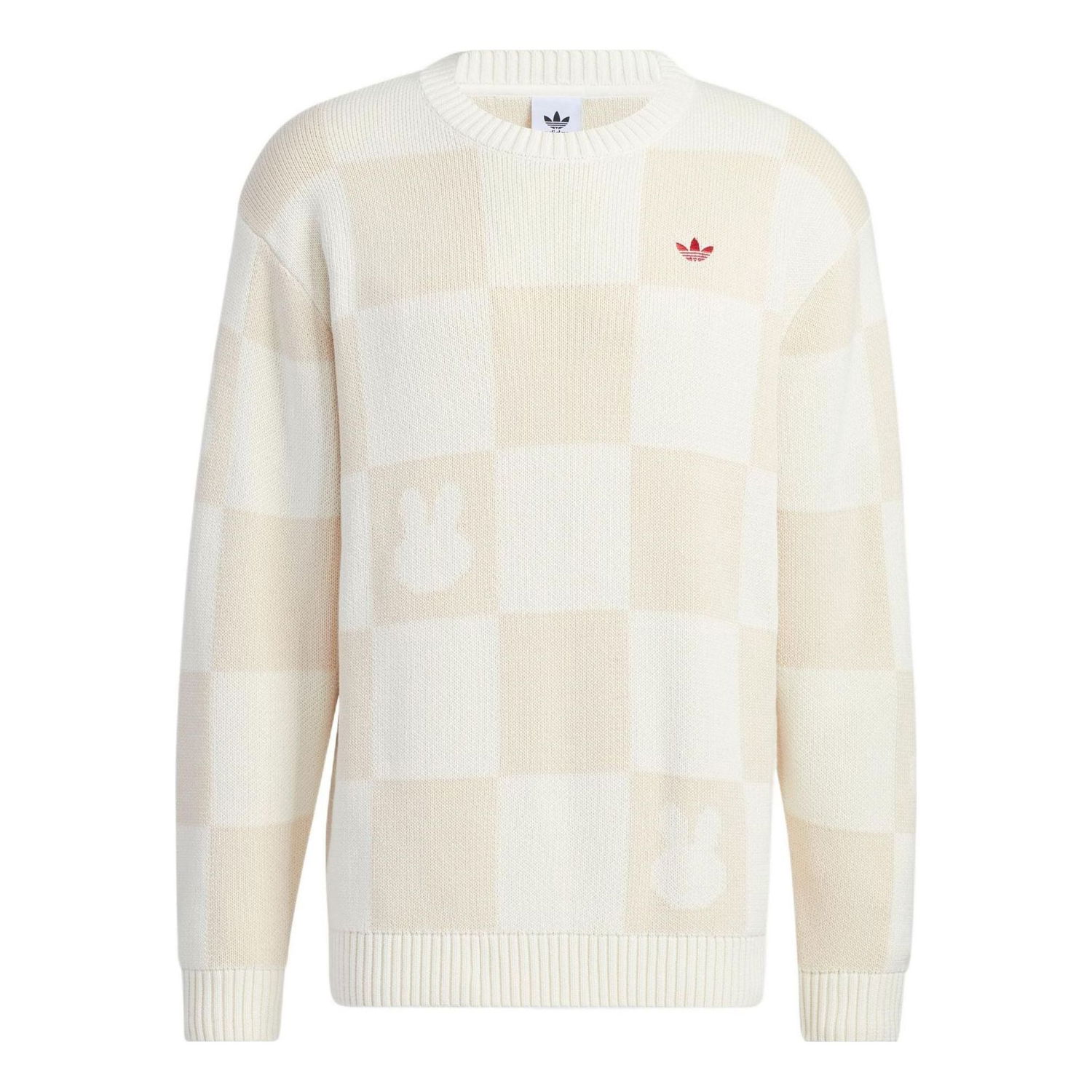 Sveter adidas Originals Miffy Checkerboard Sweatshirt Biela | HY7272, 0