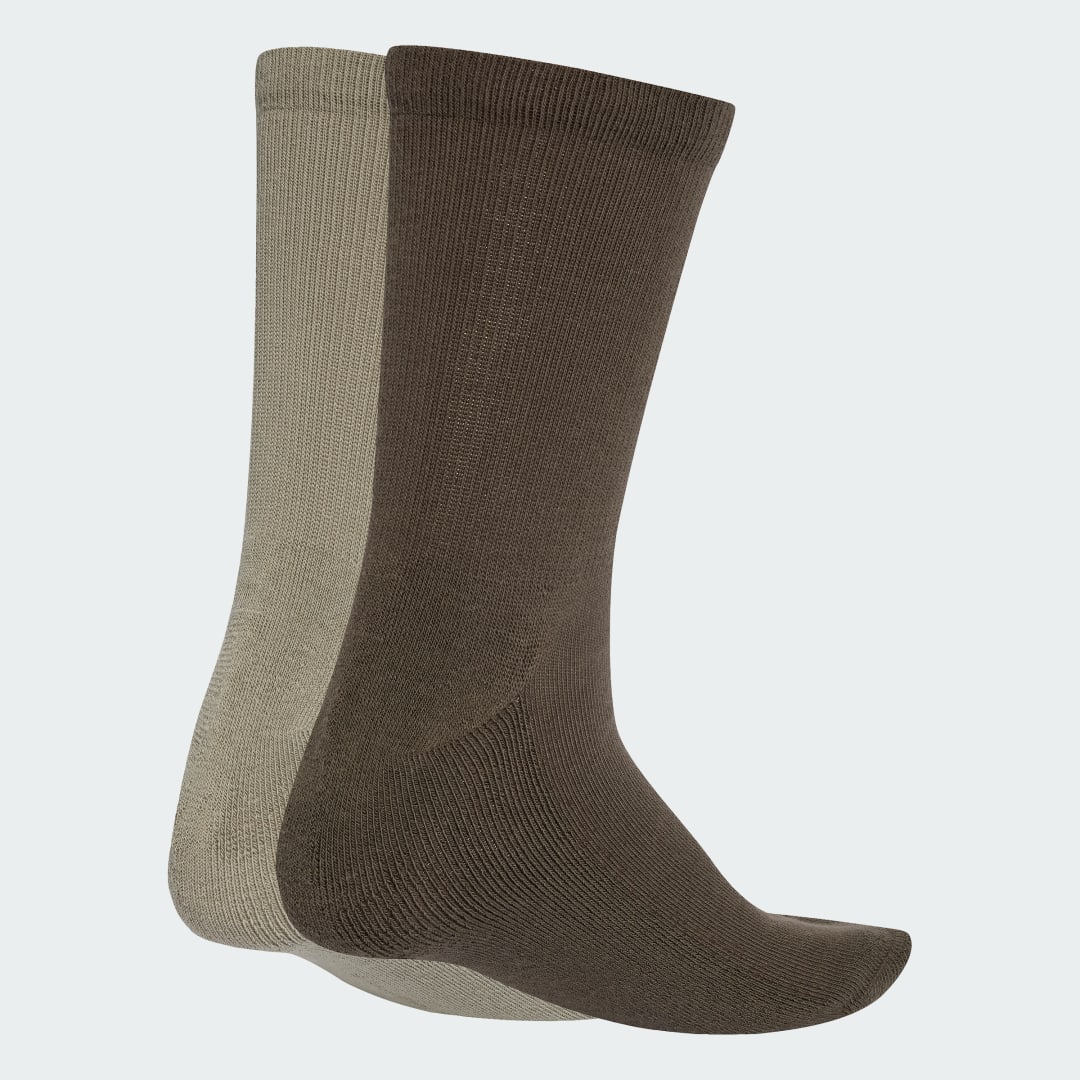 Ponožky adidas Performance Two-Toned Crew Socks - 2 Pairs Hnedá | JV6045, 0