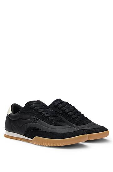Oblečenie a doplnky BOSS Fabric and Suede Low-Tops Čierna | 50542185