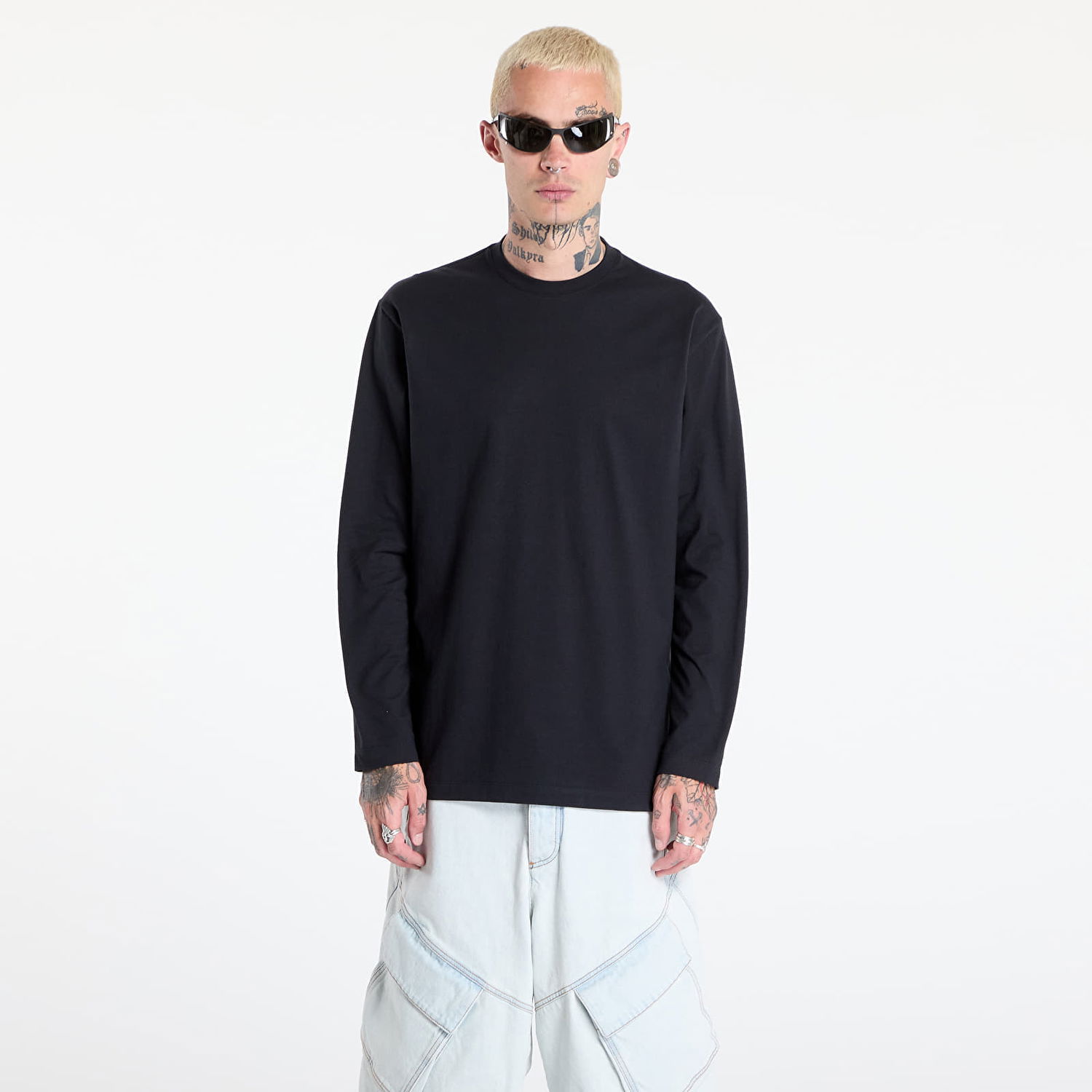 Tričko Y-3 Y-3 Graphic Long Sleeve Tee Čierna | JX4747, 0