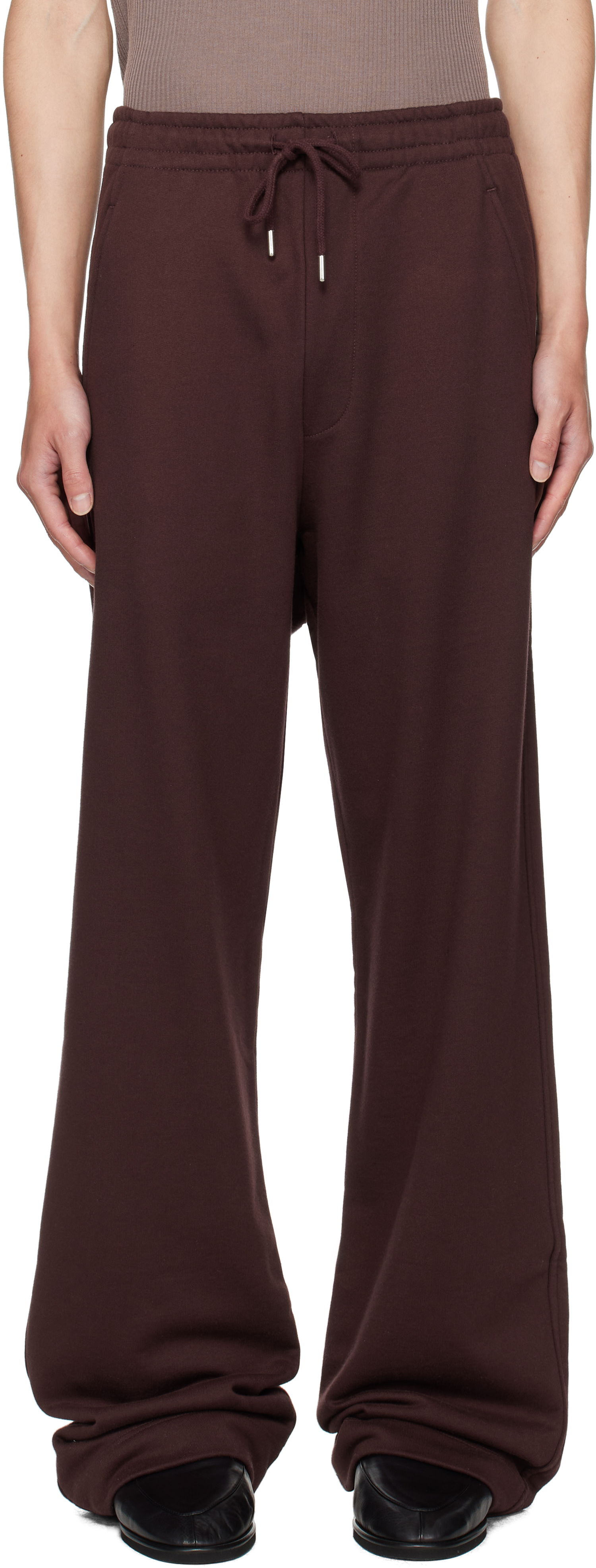 Tepláky Dries Van Noten Dries Van Noten Drawstring Sweatpants Hnedá | 252-021156-2611, 0