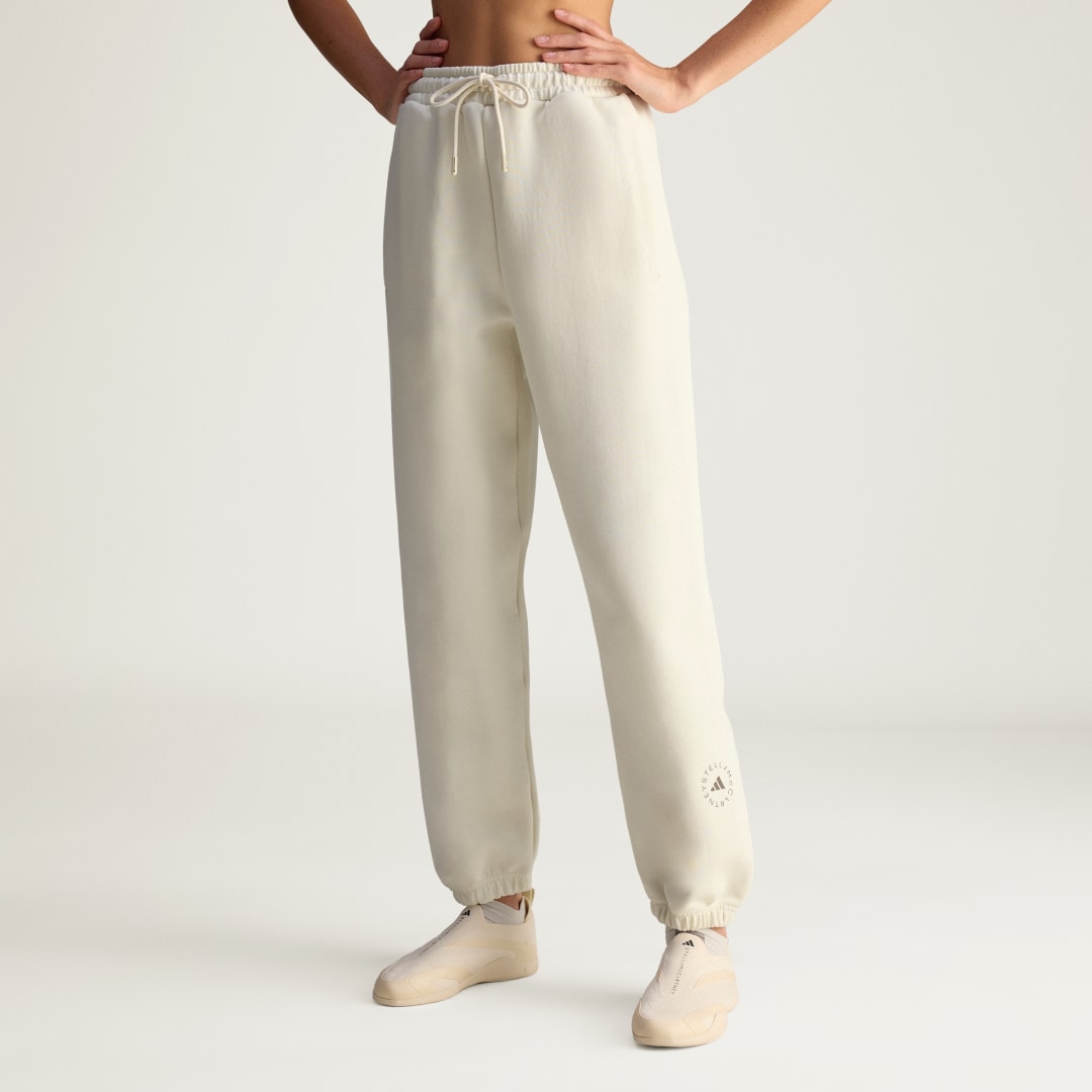 Tepláky adidas Performance adidas by Stella McCartney Loose Sweatpants Béžová | JW7023, 0