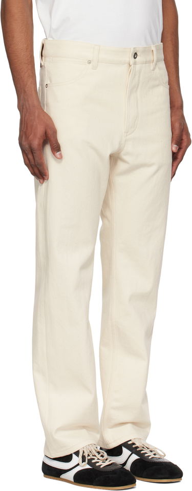 Nohavice Jil Sander Jil Sander Selvage Jeans Béžová | J47KA0266_J46545, 1