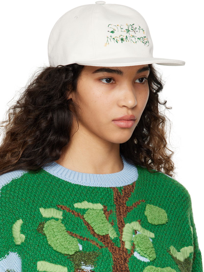Šiltovka Stella McCartney Stella McCartney Embroidered Cap Biela | 570194WP0172, 1