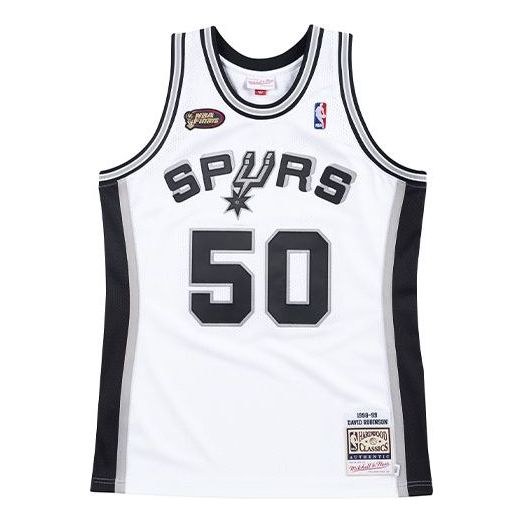 Dres Mitchell & Ness Mitchell & Ness San Antonio Spurs David Robinson Swingman Jersey Biela | AJY4EL18028-SASWHIT98DRB