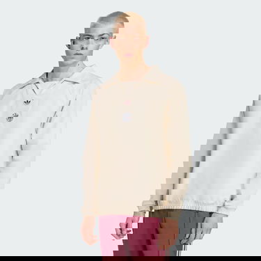 Mikina adidas Performance Terrace Icons Ajax Amsterdam Training Top Béžová | JM7360, 0