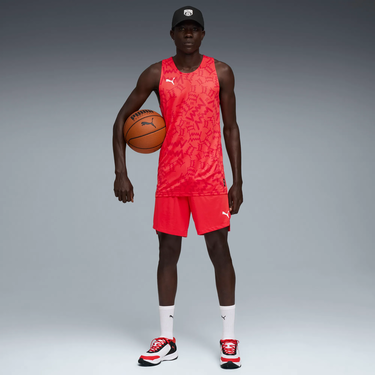 Dres Puma Teamjaws Graphic Jersey Tank Top Červená | 688203-03, 4