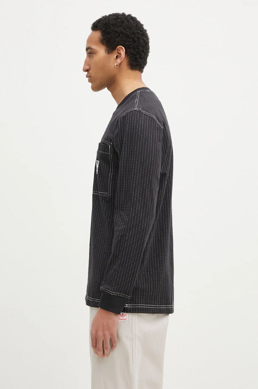 Tričko adidas Originals adidas Originals Wabash Long Sleeve T-Shirt Čierna | JP4479, 1