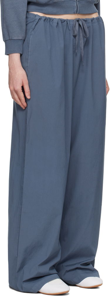 Tepláky SKIMS SKIMS Cotton Poplin Straight Leg Pajama Pants Modrá | PT-PNT-7994W, 1