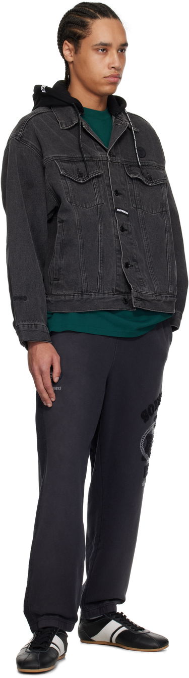 Bunda AAPE by A Bathing Ape AAPE by A Bathing Ape 'AAPE Now' Denim Jacket Čierna | AAPLJM7700XXNBKL, 3