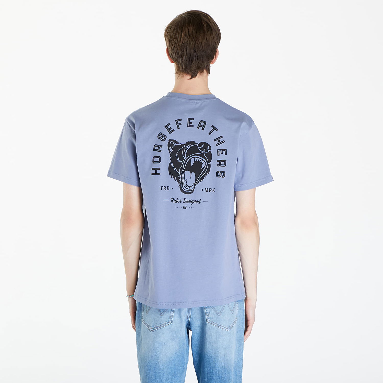 Tričko Horsefeathers Roar II T-Shirt Tempest Modrá | SM1340B, 1