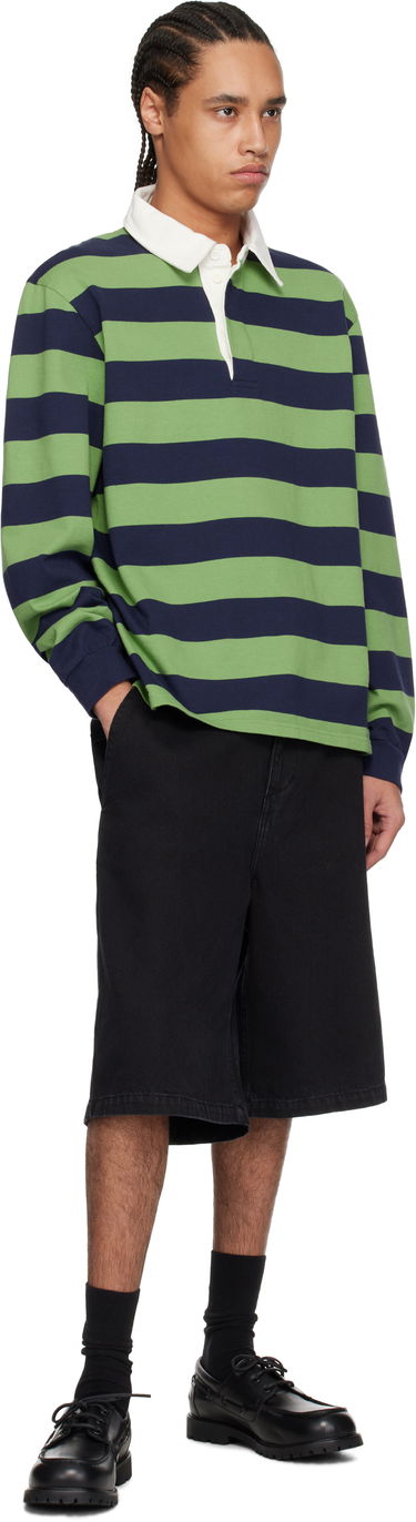Polo tričko Palmes Striped Rugby Polo Zelené | P15-0028-638, 3