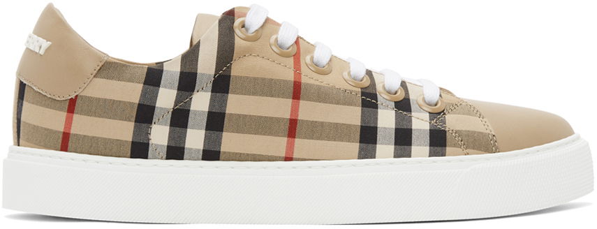 Tenisky a topánky Burberry Vintage Check Albridge Sneakers Béžová | 8038866, 0