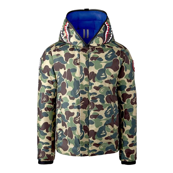 Mikina BAPE Canada Goose x Concepts Crofton Shark Hoodie Zelené | 1H73-140-902, 0