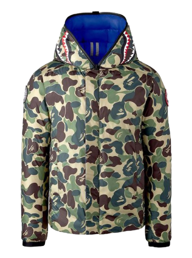 Mikina BAPE Canada Goose x Concepts Crofton Shark Hoodie Zelené | 1H73-140-902