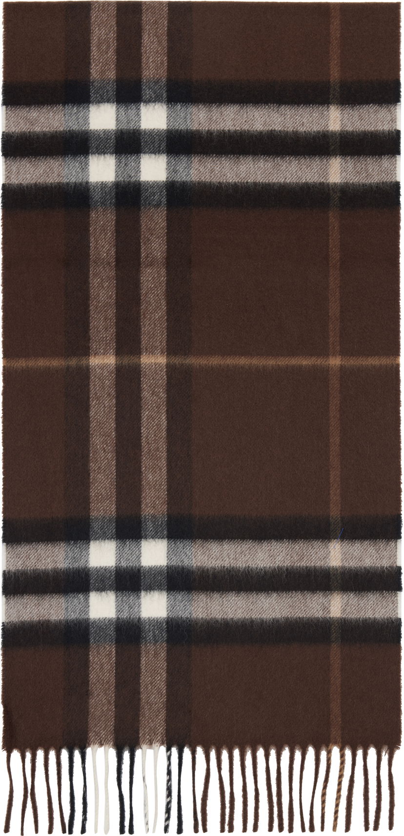 Šál Burberry Burberry Check Cashmere Scarf Hnedá | 8112638