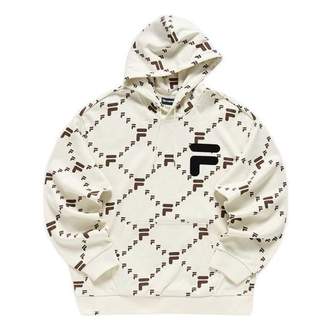 Mikina FILA Embroidered Logo Hoodie Biela | T11U216205D-IV, 0