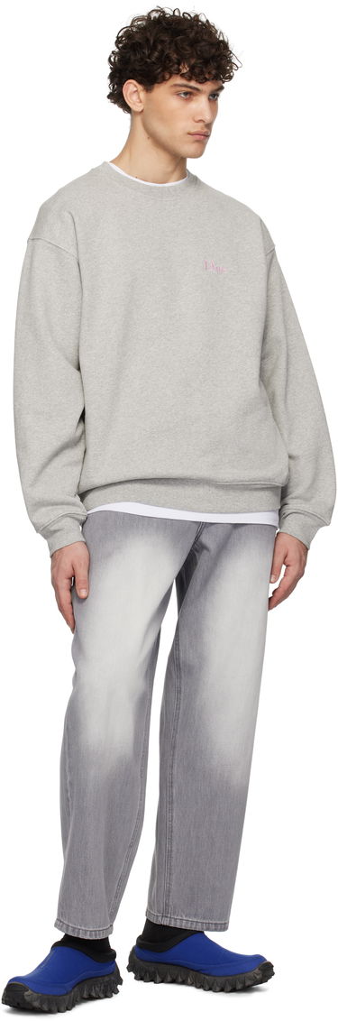 Mikina Dime Classic Logo Crewneck Sweatshirt Šedá | DIMEHO2442GRY, 3