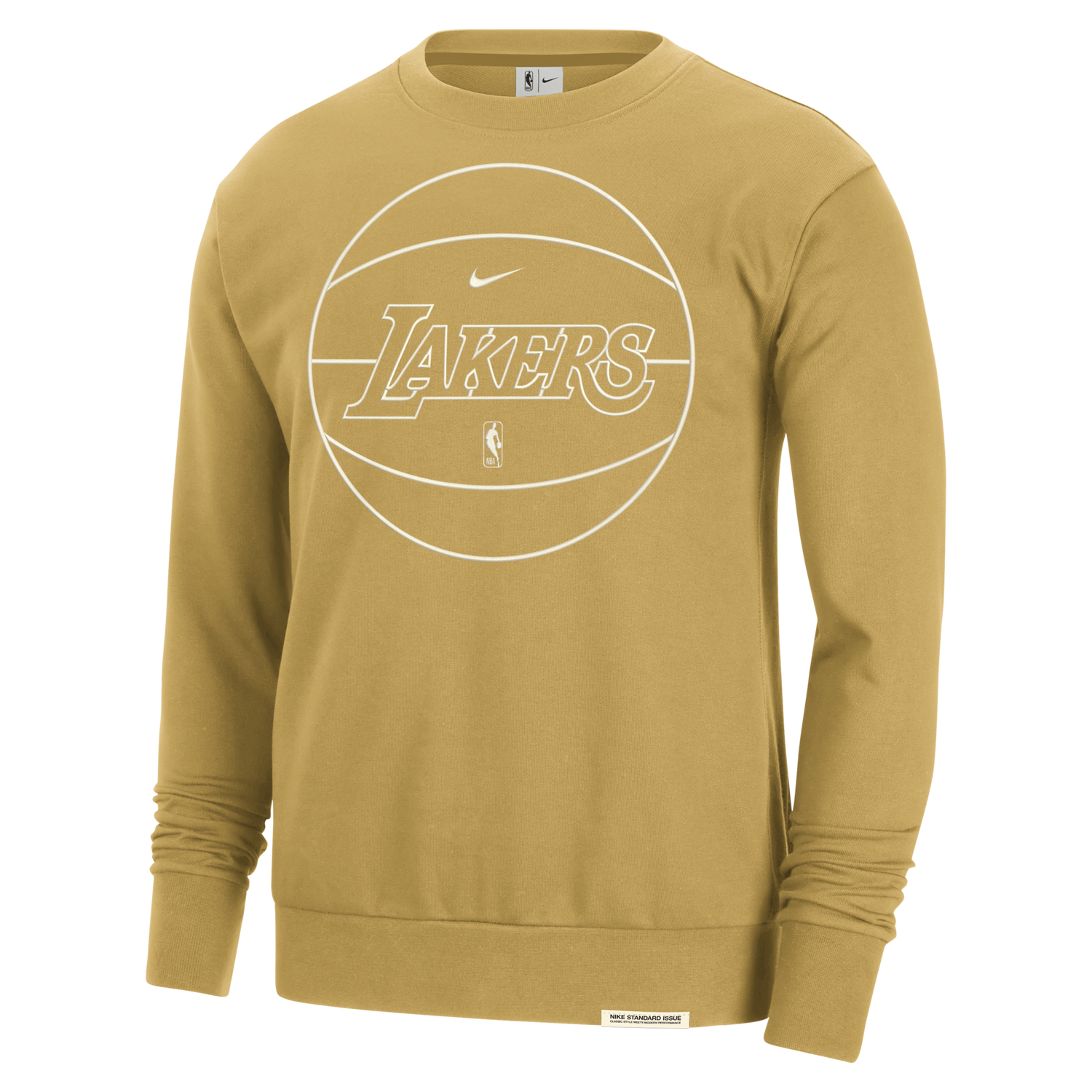 Sveter Nike Dri-FIT NBA Los Angeles Lakers Standard Issue Hnedá | DX9748-725, 0