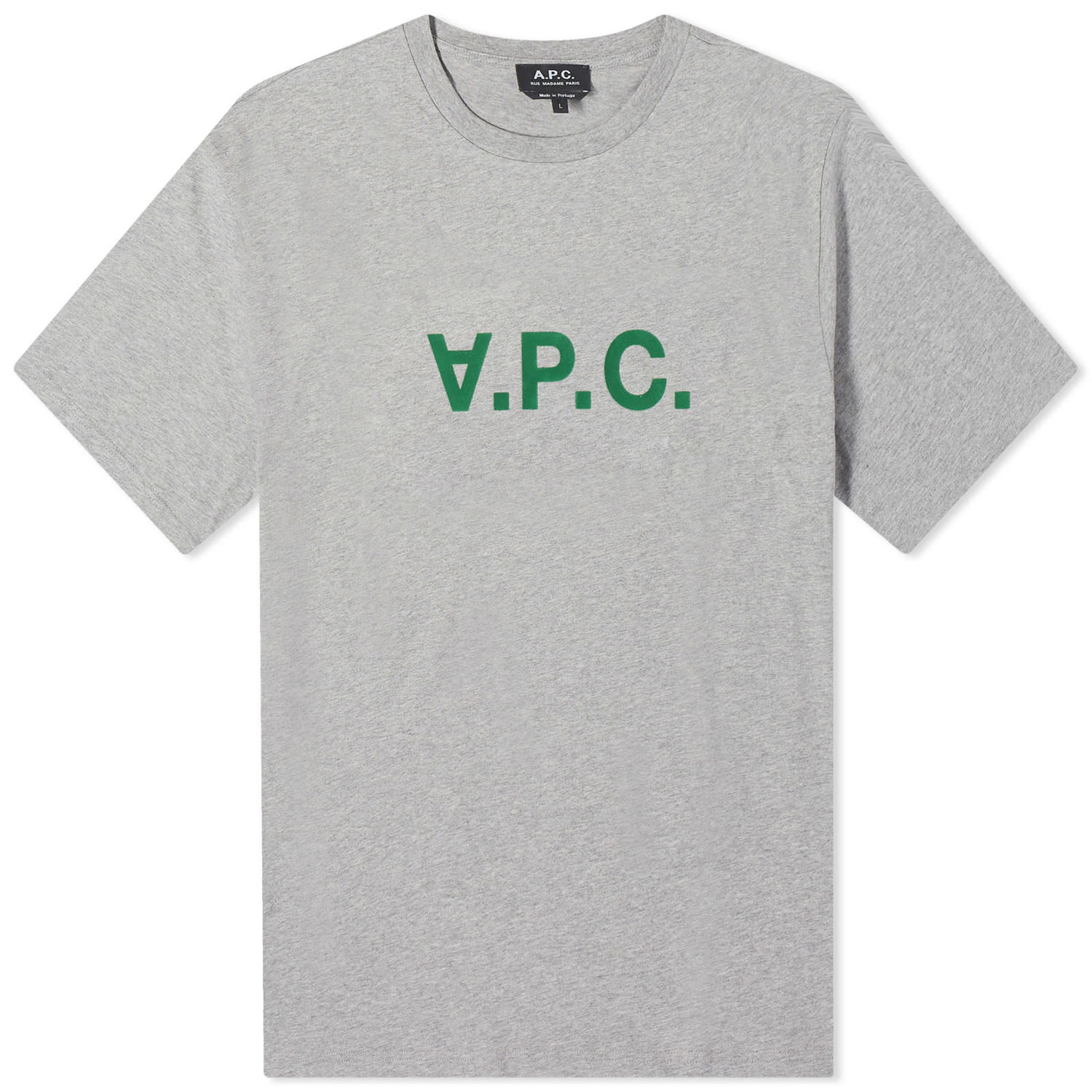 Tričko A.P.C. Heavyweight VPC Logo T-Shirt Šedá | COFDW-H26324-PLB, 0