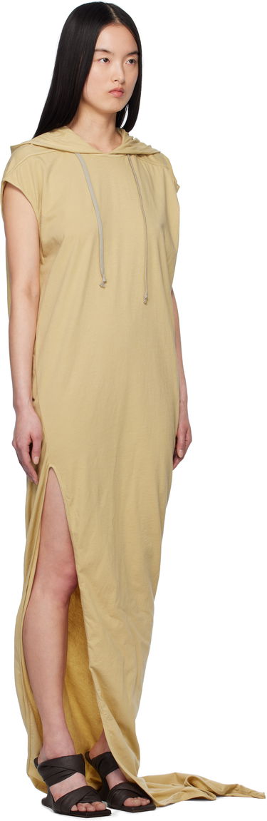 Šaty Rick Owens Rick Owens DRKSHDW Hollywood Edfu T-Shirt Maxi Dress Béžová | DS01E3517 RN, 1