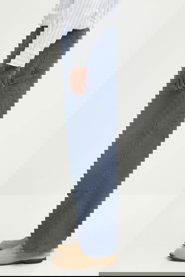 Nohavice Carhartt WIP Double Knee Pant Modrá | I034796.2OT4O, 1