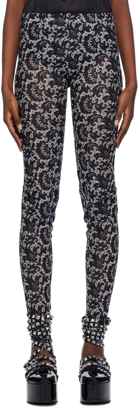 Legíny Comme des Garçons Comme Des Garçons Printed Leggings Čierna | TL-T026-051, 0