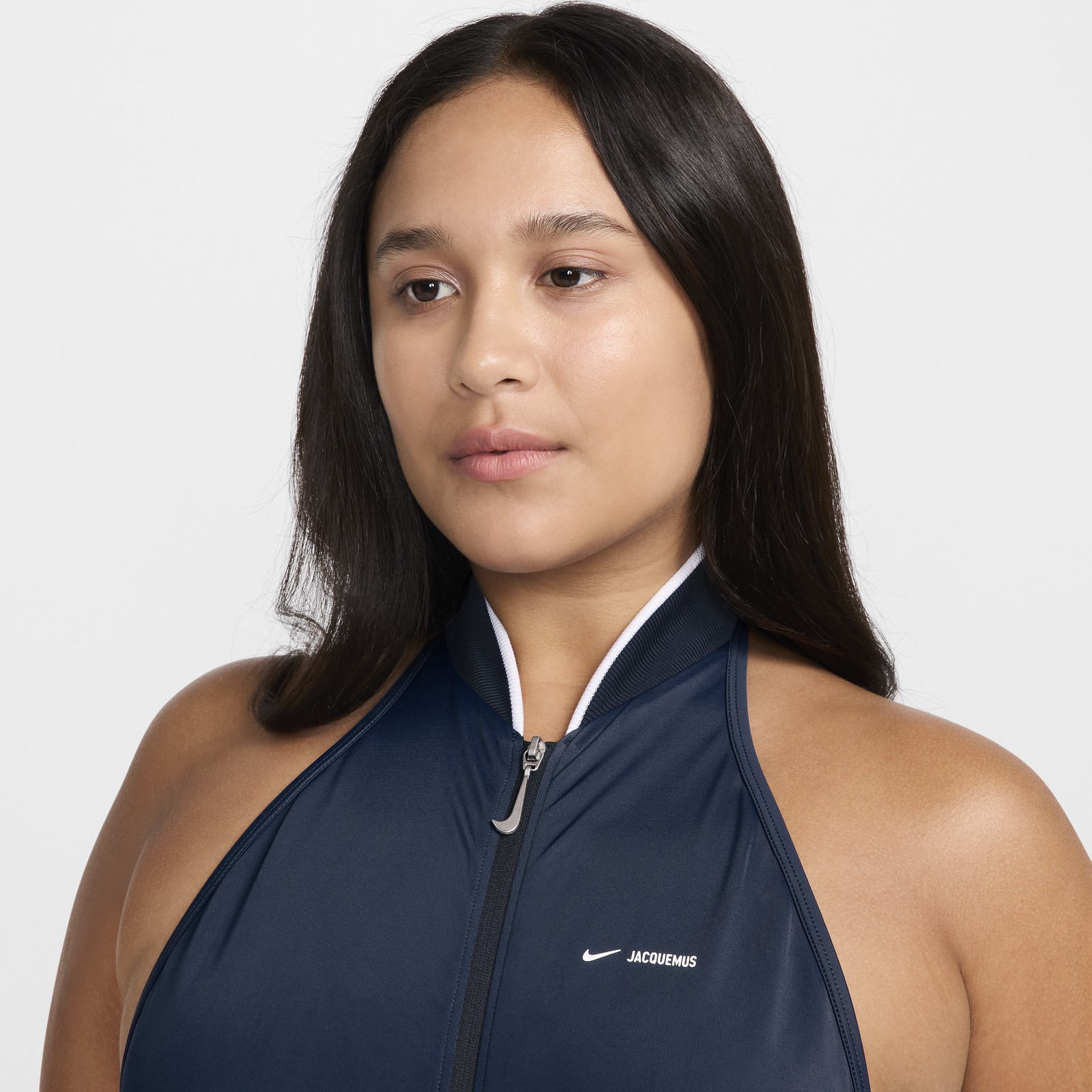 Jacquemus x High-Neck 1-Piece Swimsuit