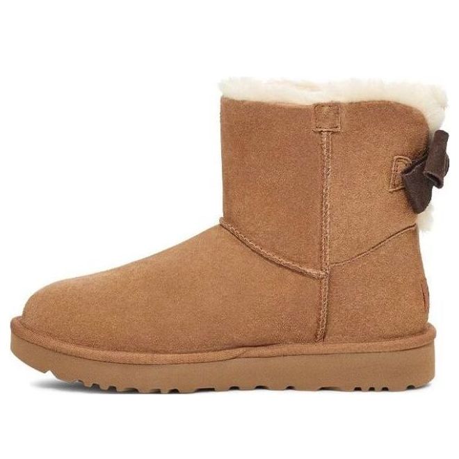 Oblečenie UGG UGG Mini Bailey Bow Suede Boots Hnedá | 1153514-CHE