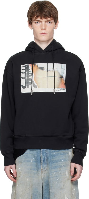 Mikina Jean Paul Gaultier Jean Paul Gaultier Printed Fire Hoodie Čierna | 25/03-W-TO296-J003-001501, 0