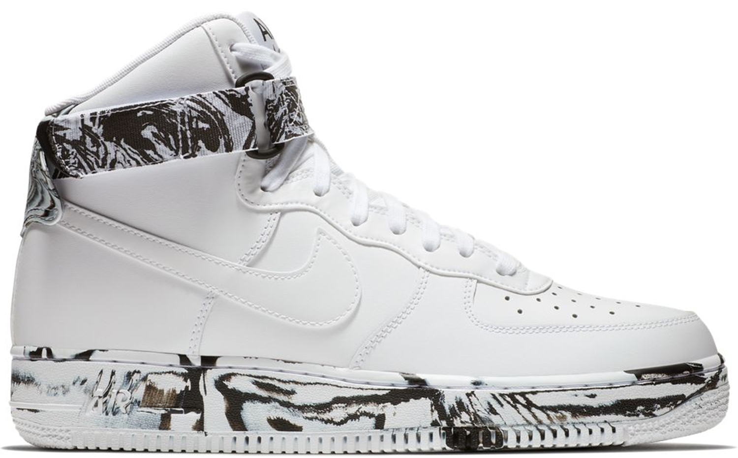 Tenisky a topánky Nike Air Force 1 High "Dip Dye White Black" Modrá | AT3293-100, 0