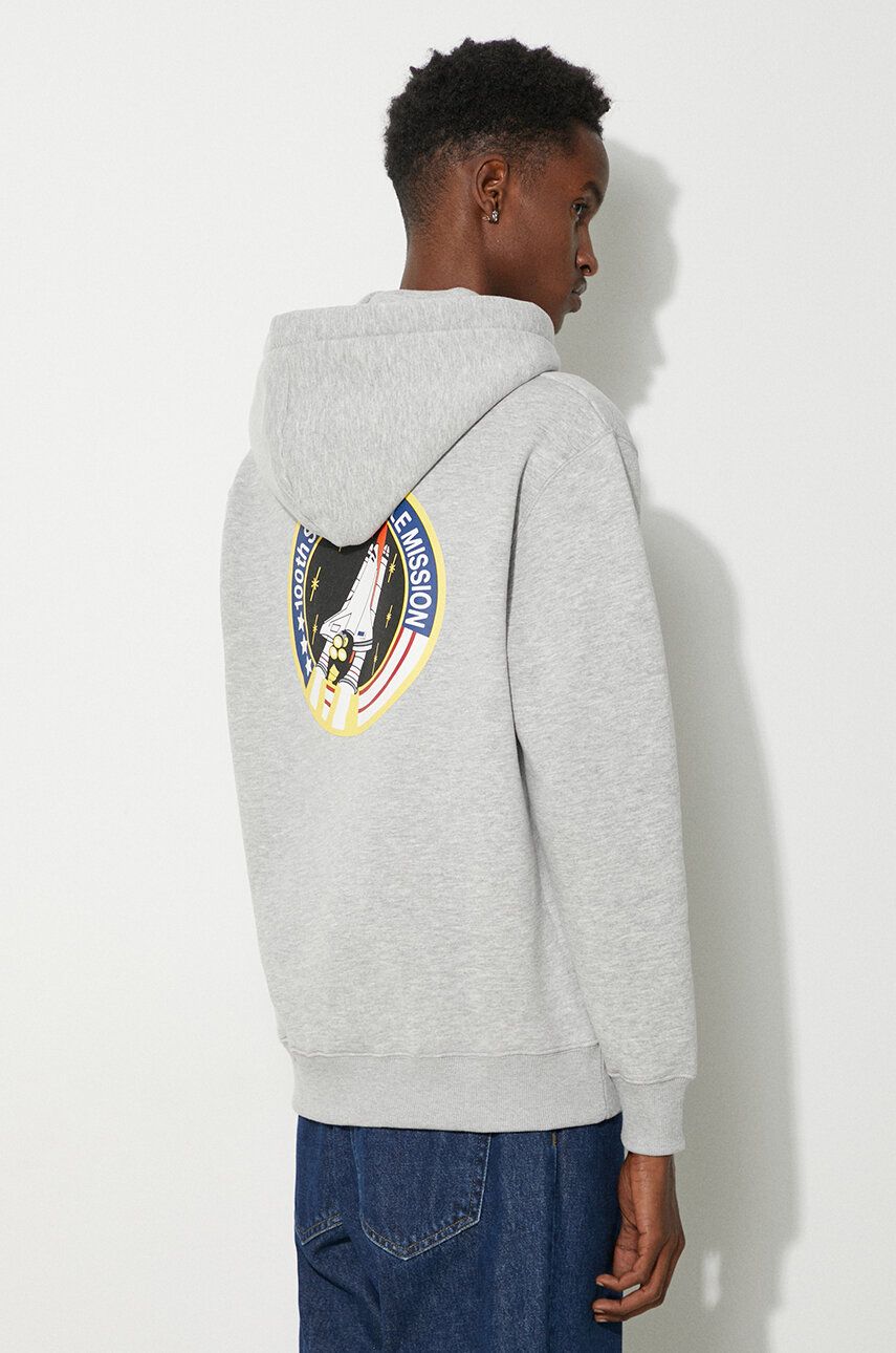 Mikina Alpha Industries Space Shuttle Hoody Šedá | 178317-17, 1