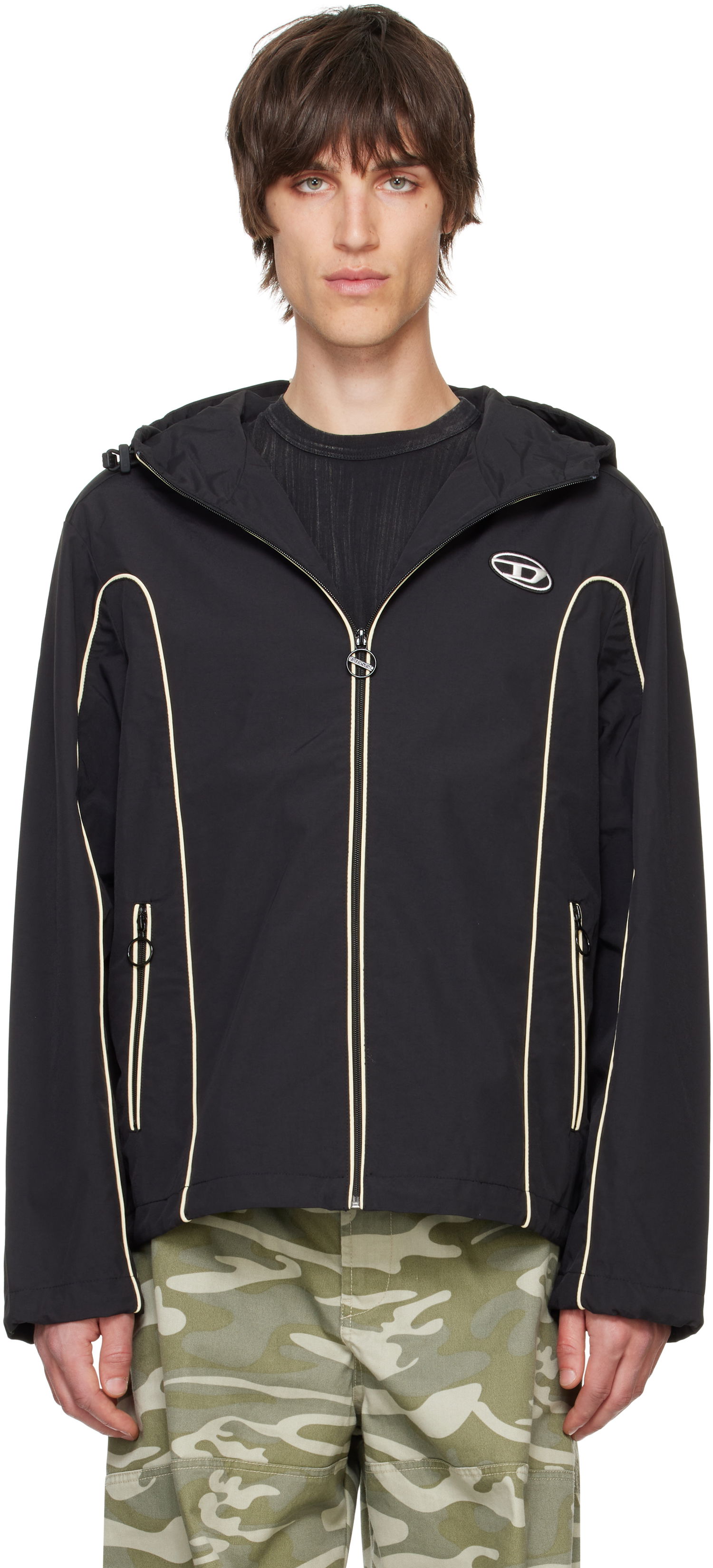 Vetrovka Diesel Jacket Čierna | A06149-0DGAM-9XX, 0