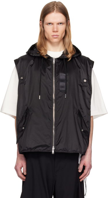 Vesta Mastermind WORLD Mastermind World Hooded Nylon Vest Čierna | MW25S14-VE002-501, 0