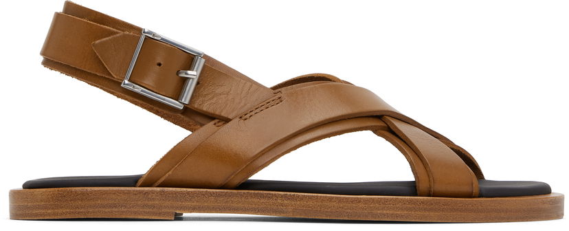 Starostlivosť o obuv A.P.C. A.P.C. Lou Sandals Hnedá | PXBVG-F51089