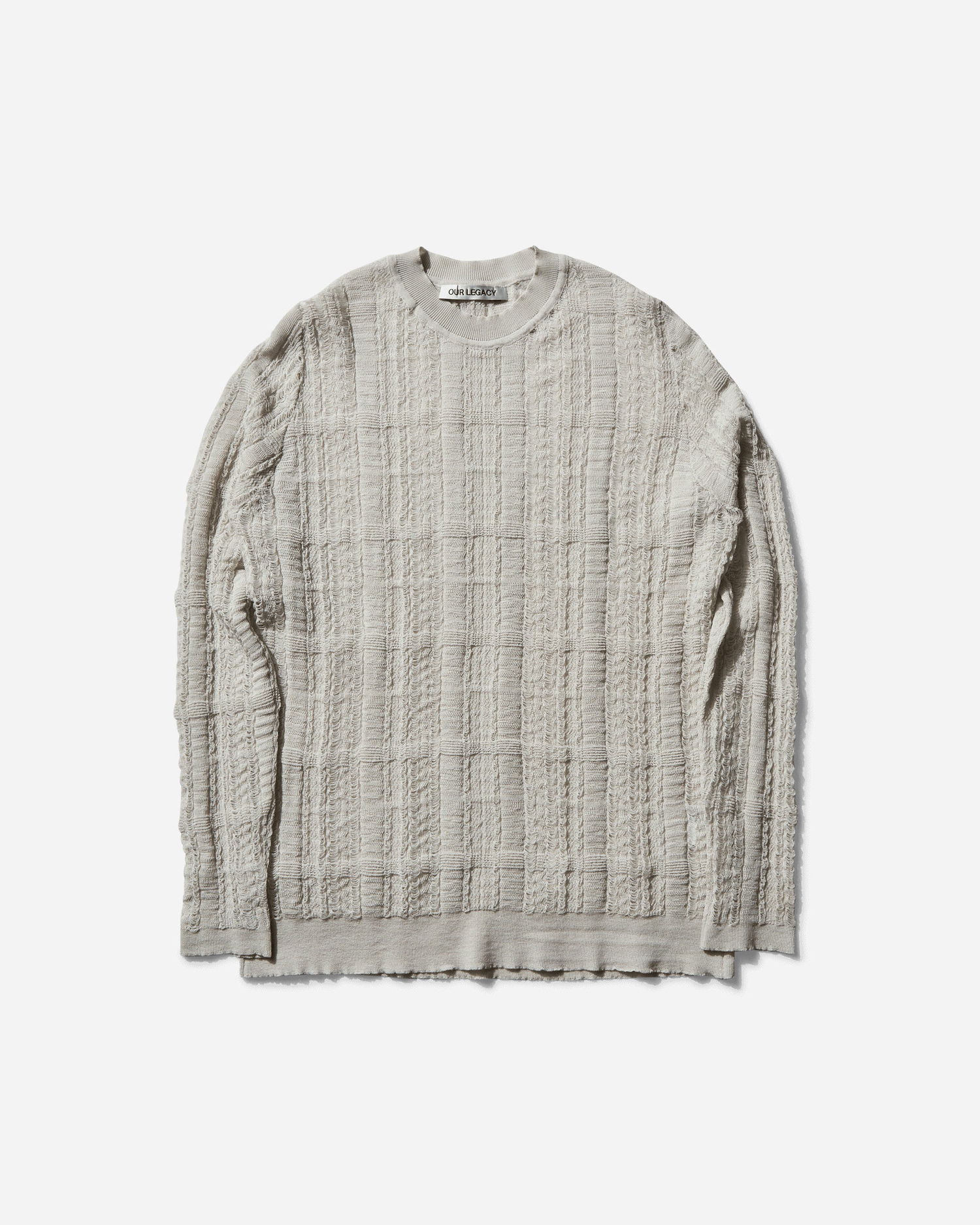Sveter OUR LEGACY Formal Roundneck Sweater Béžová | M2253FL 001, 1