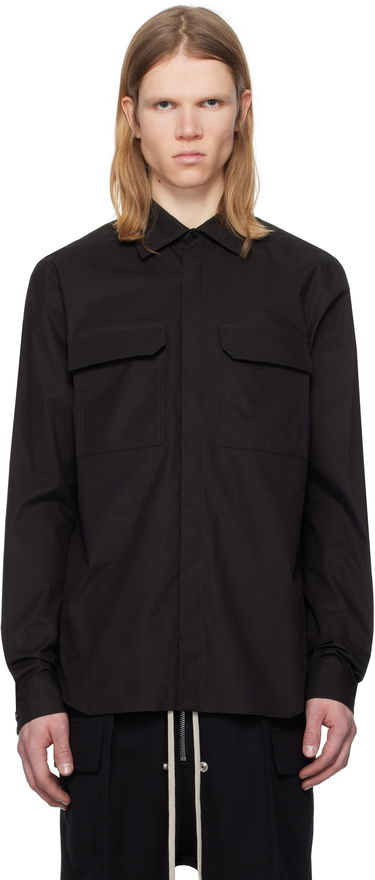 Košeľa Rick Owens Rick Owens Hollywood Work Shirt Čierna | RU01E5291 P, 0