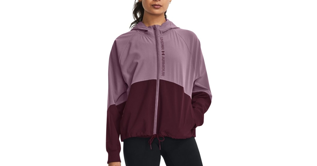 Bunda Under Armour Woven Fialová | 1369889-500, 1