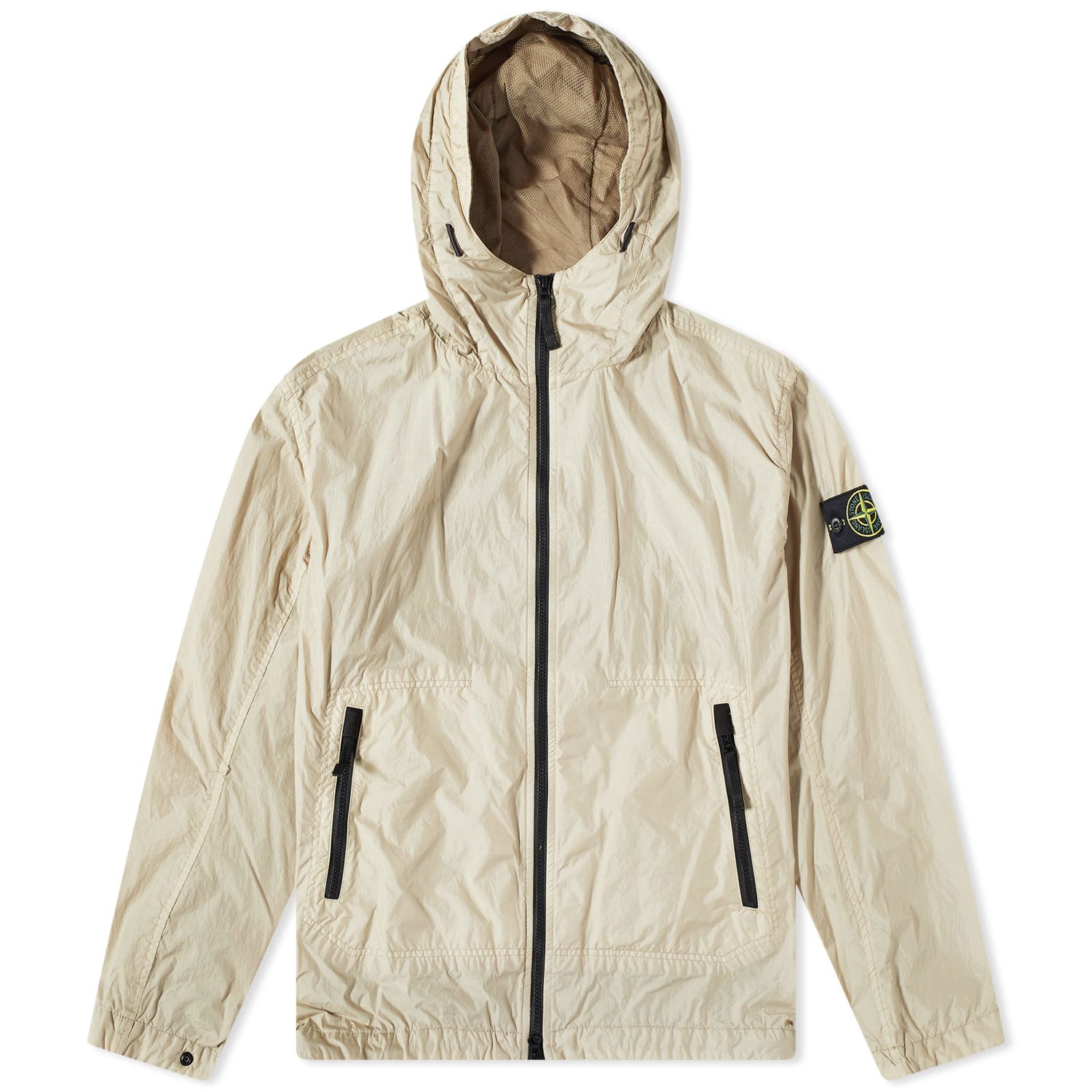 Vetrovka Stone Island Crinkle Reps Hooded Jacket Béžová | 781540522-V0092, 0