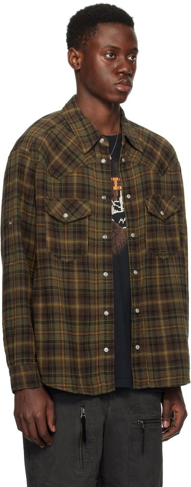 Košeľa ISABEL MARANT Isabel Marant Panema Plaid Shirt Zelené | 25PCH0225HA-C1I03H, 1